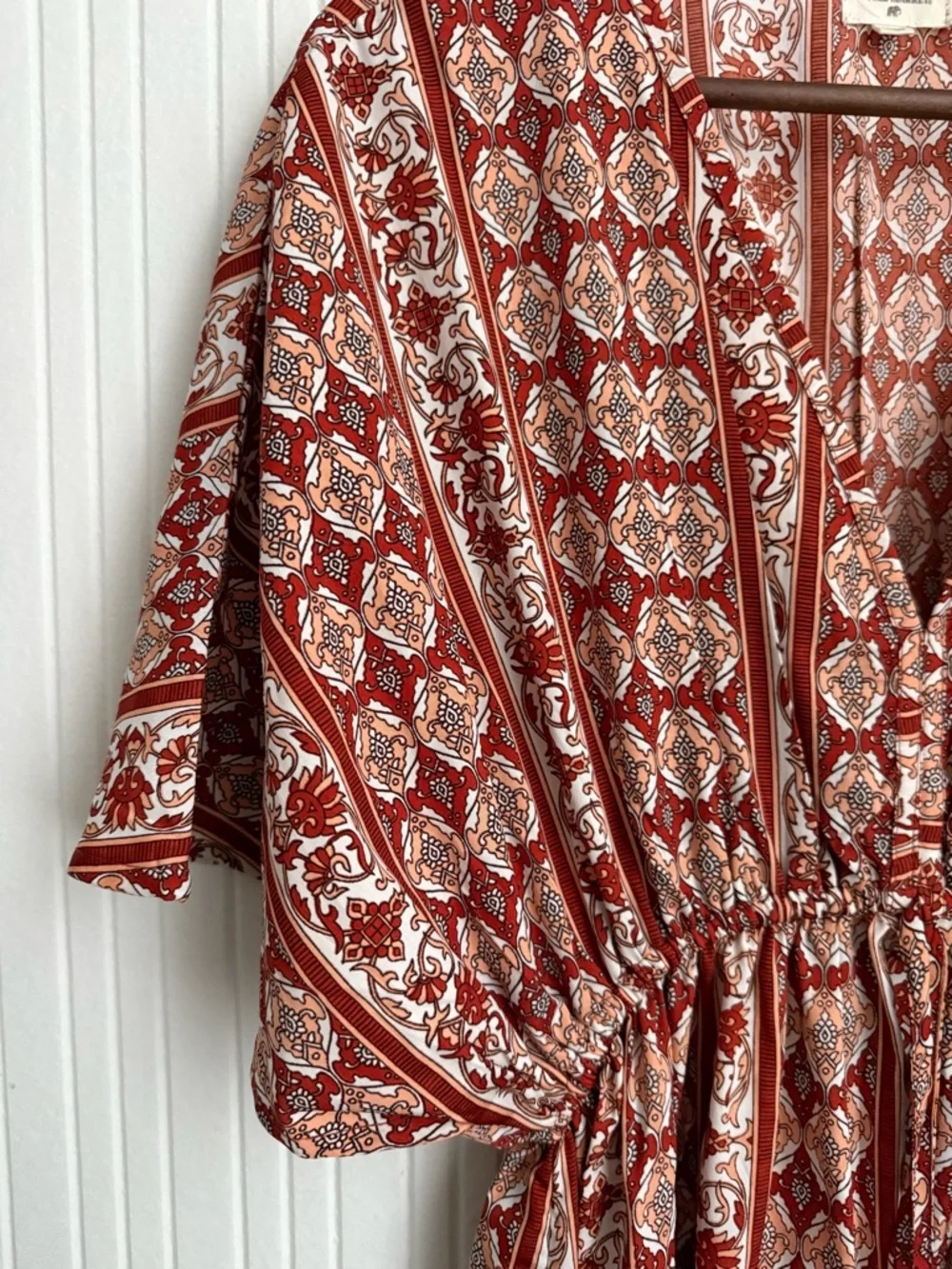 SOLD World Market Terra Cotta Boho Maxi Dress - Picture 4 of 5